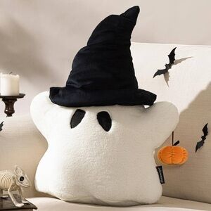 Phantoscope Ghost Shaped Throw Pillow